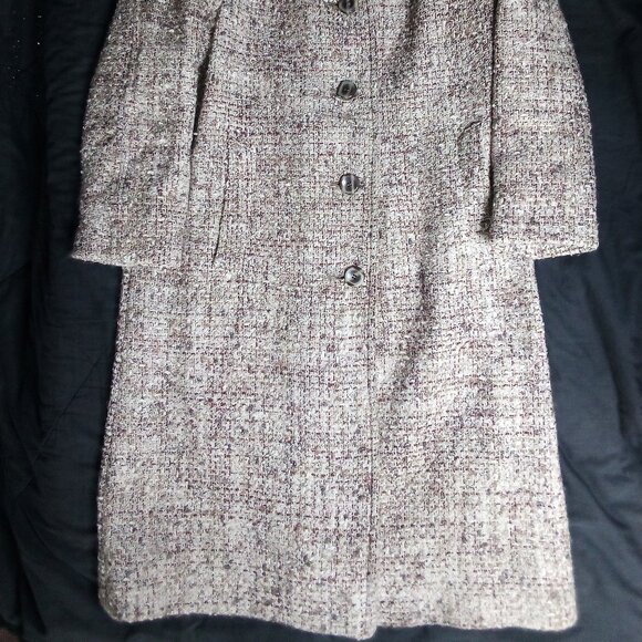 Vintage 60s Gala Forest Wool Overcoat Pea Coat - Picture 3 of 8